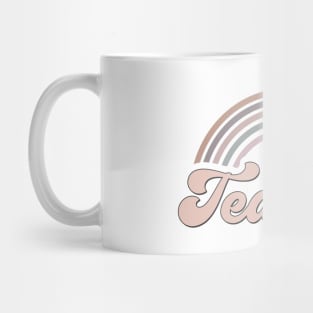 Teacher Appreciation Cute Retro Vintage Middle School Mug